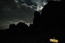 Avond bij Rif Cavazza al Pisciad� / Pisciad�h�tte