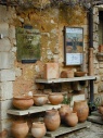 Roussillon: gevel in binnenstad