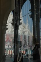 Vitrines op Piazza del Duomo