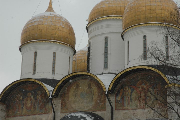 E�n van de kathedralen op het Kremlin