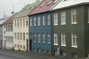 Straat achter museum van Einar Jonsson