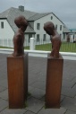 Standbeeld in Laugavegur
