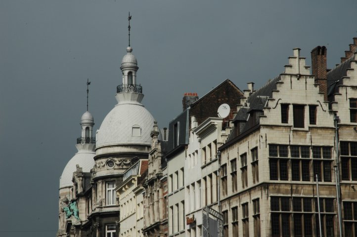 In de buurt van het stadhuis