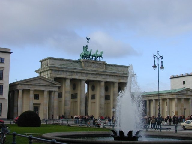 Aan de Brandenburger Tor