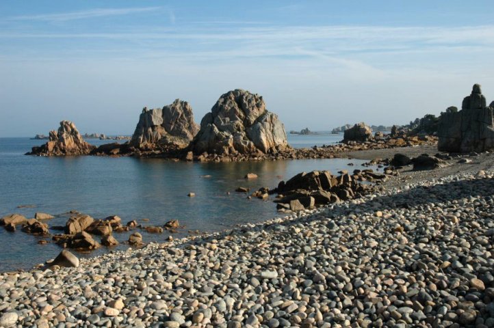 Kust nabij Le Gouffre