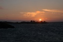 Zonsondergang bij Coz Porz