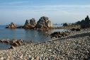 Kust nabij Le Gouffre