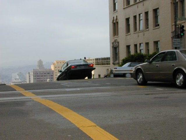 San Francisco: hellende straat
