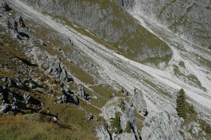 Op weg naar Furcia di Medalghes / Kreuzjoch