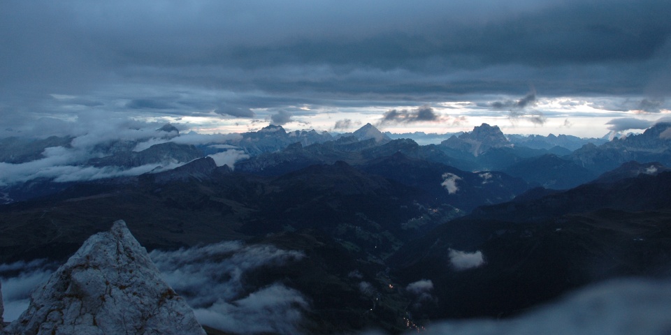 Zonsopgang op Piz Bo�