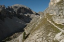 Naar Forcella Sassongher (2435m)