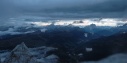 Zonsopgang op Piz Bo�