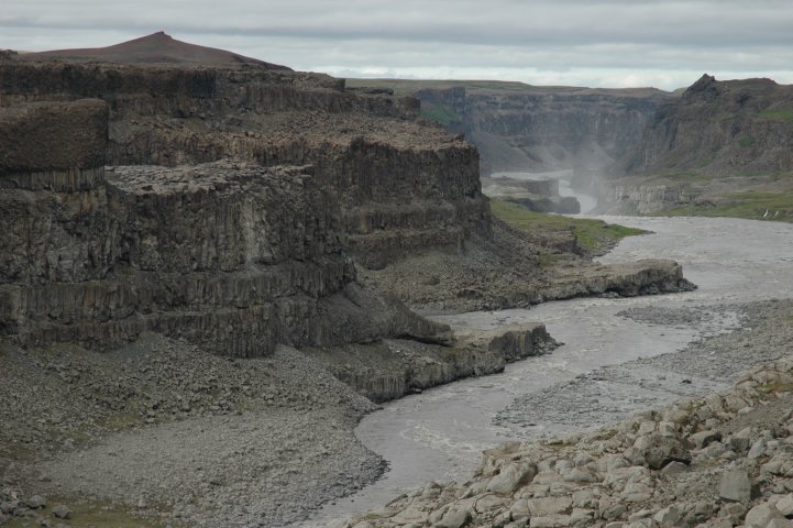 Canon van J�kulsa a Fj�llum nabij Dettifoss