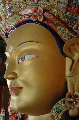Boeddhabeeld in Tikse gompa