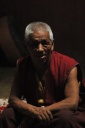 Monnik in Hundur gompa