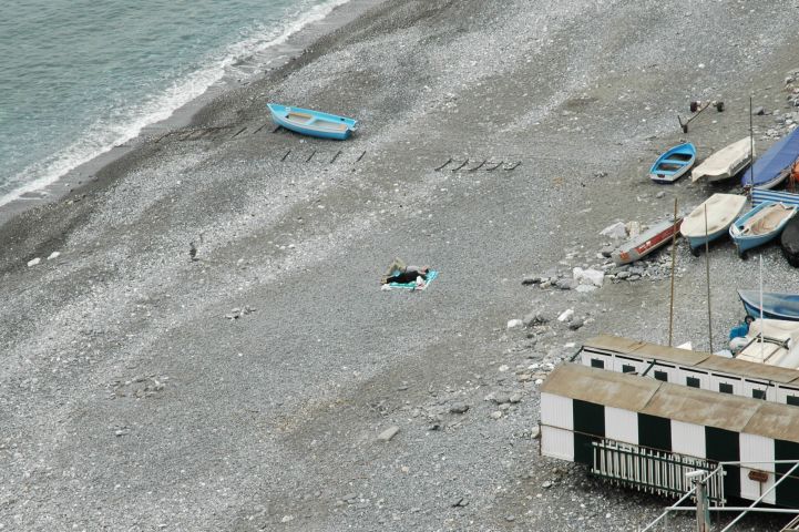 Het strand van Sori 