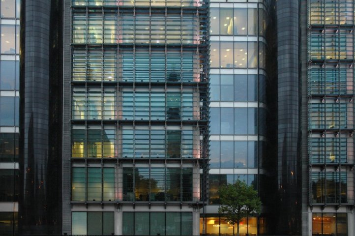 Buildings langs Marleybone Road