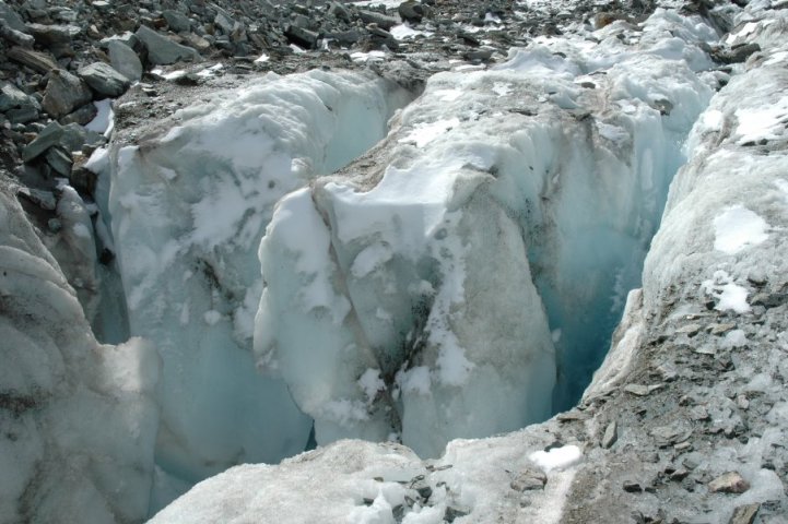 Op weg naar Arolla gletsjer