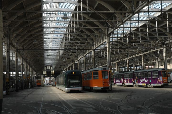 Werkplaats tram