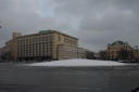 Plaats voor een monument op Lubyanskaya plein