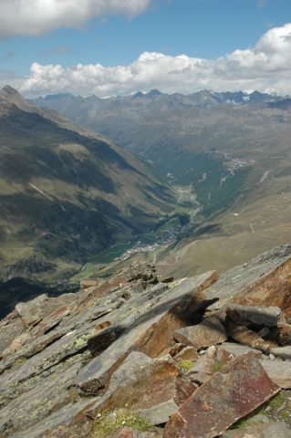Zicht op Gurgler Tal