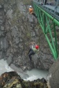 Prussiken boven de rivier