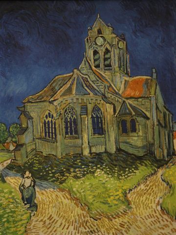 Vincent Van Gogh: L'�glise d'Auvers-sur-Oise