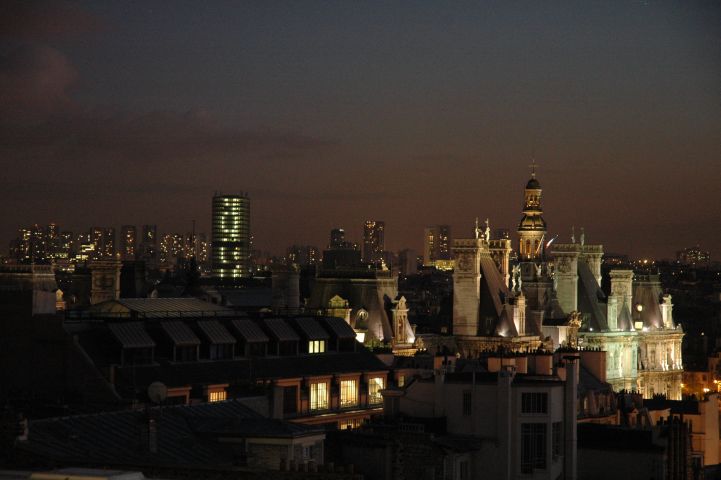 Zicht vanop Beaubourg