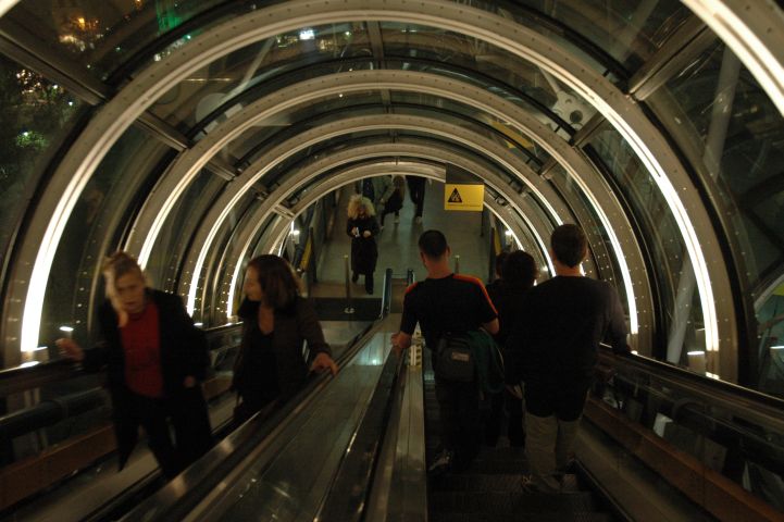 Roltrappen in Beaubourg