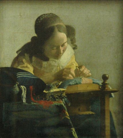 Mus�e du Louvre - Vermeer: de kantklosster