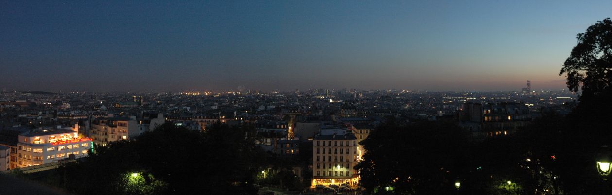 Zicht vanop Montmartre