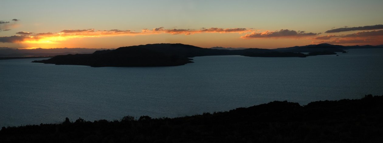 Zonsondergang op Taquile