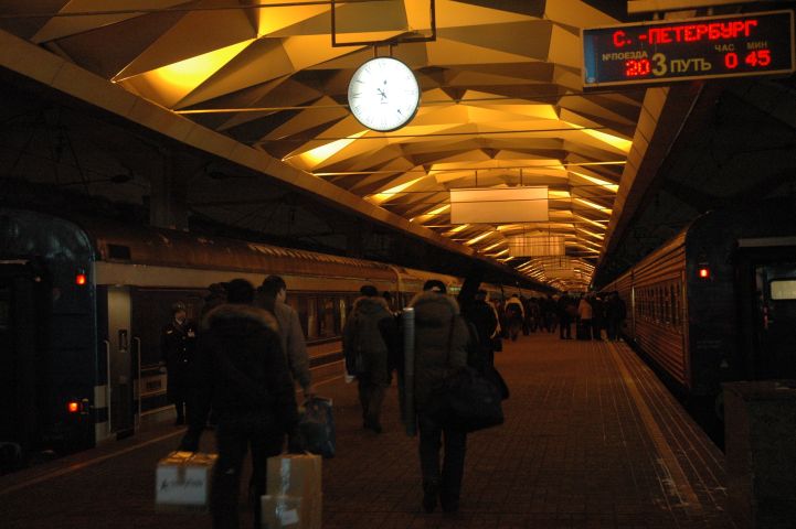 Moskou: trein naar St.-Petersburg