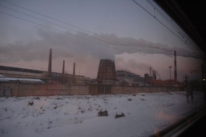 Nachttrein naar St.-Petersburg: het ochtendgloren