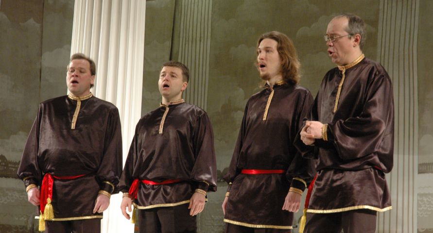 Folkloreavond in het Nikolayevsky-paleis