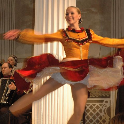 Folkloreavond in het Nikolayevsky-paleis