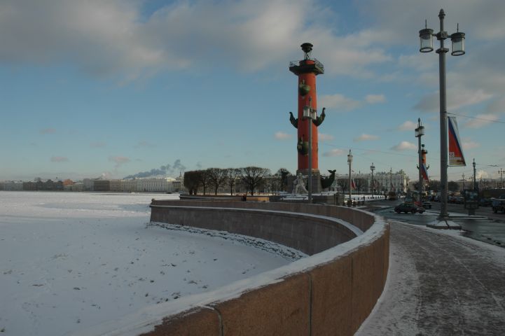 Rostrazuil op het Vasilevskiy eiland