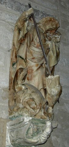 Baume-les-Messieurs: in de abdijkerk