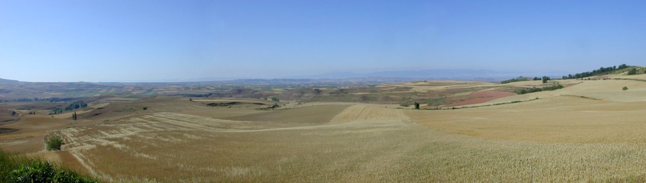 Landschap nabij San Milan de la Cogolla