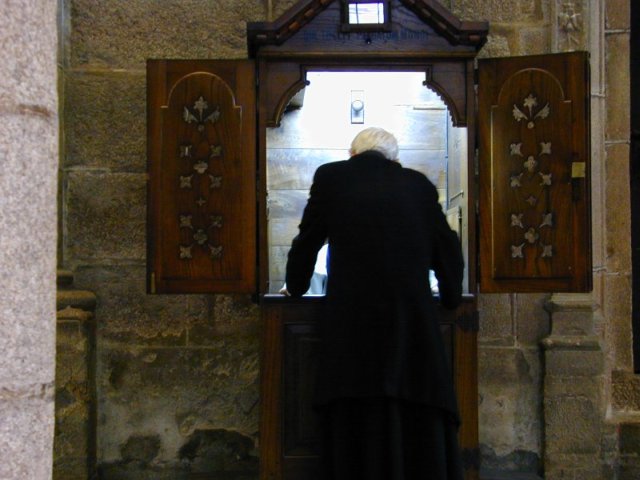 Santiago: interieur van kathedraal