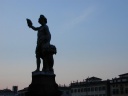 Firenze: beeld op brug