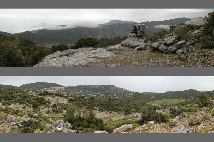 Landschappen tussen Kalkan en Gokos�ren